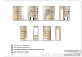 Раскладка плитки в ванной 3